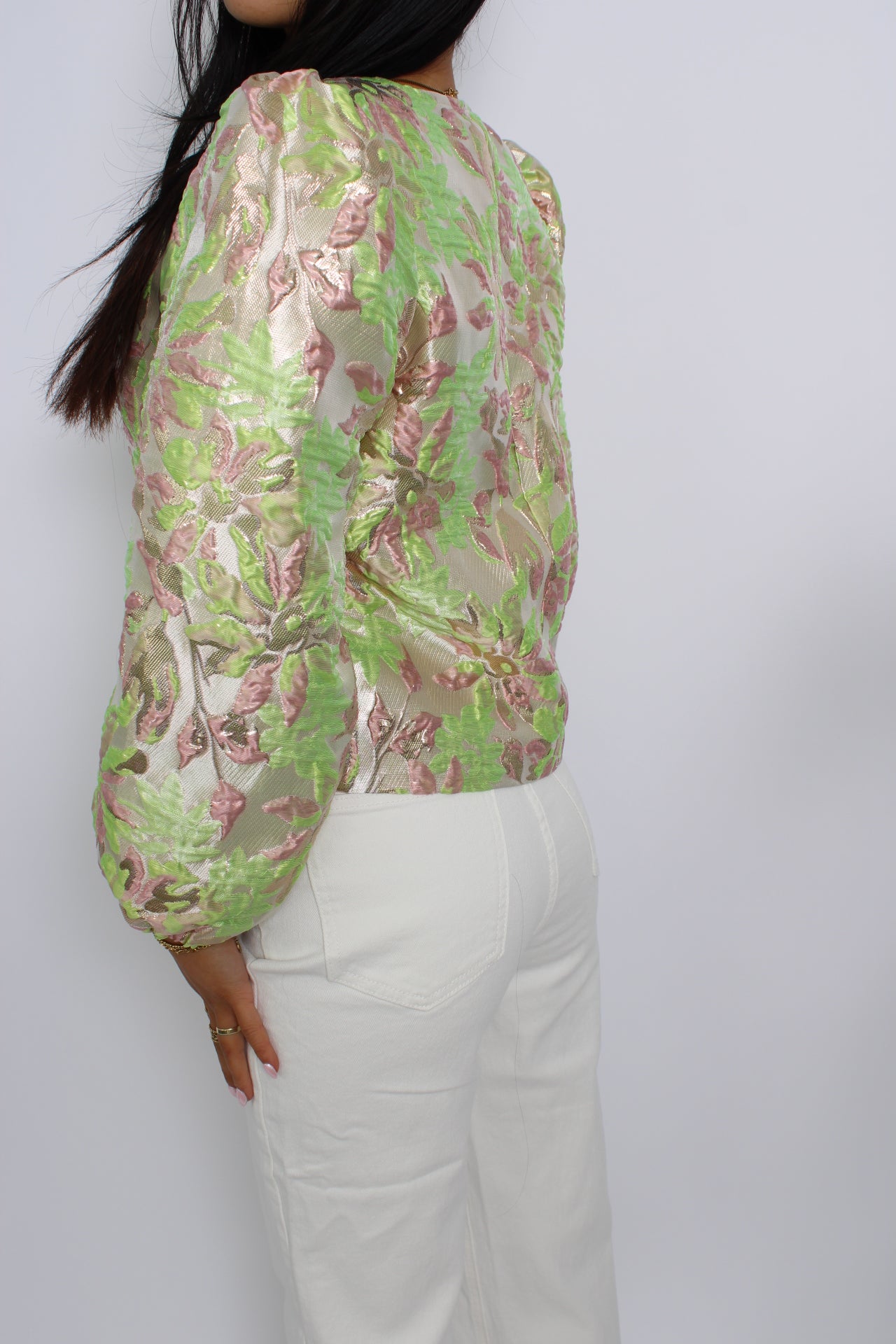 ANNEBEL BLOUSE - LIGHT GREEN