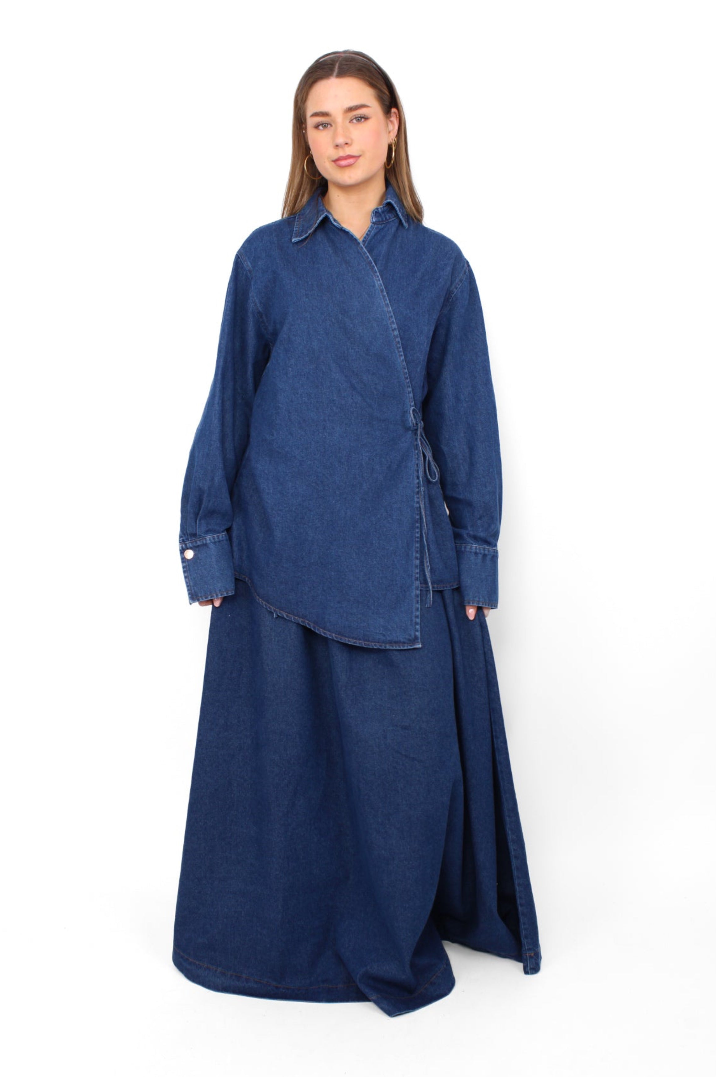 FARAH DENIM SET - MID DENIM