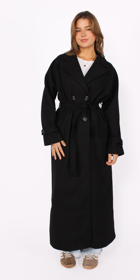 ''TALL'' AYLIN COAT - BLACK