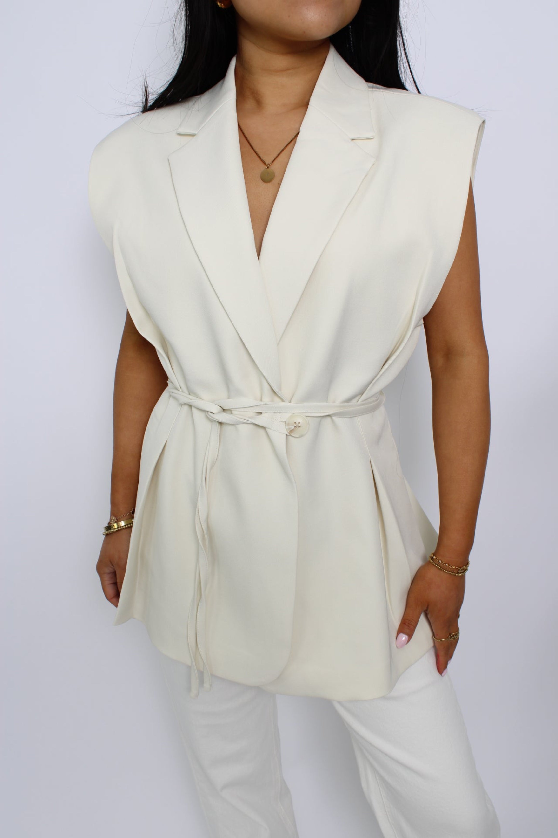 GILET 24749 - ECRU