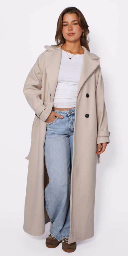 ''TALL'' AYLIN COAT - BEIGE