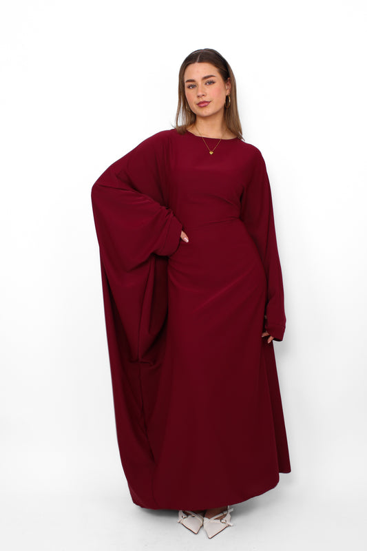 LINA DRESS - BORDEAUX