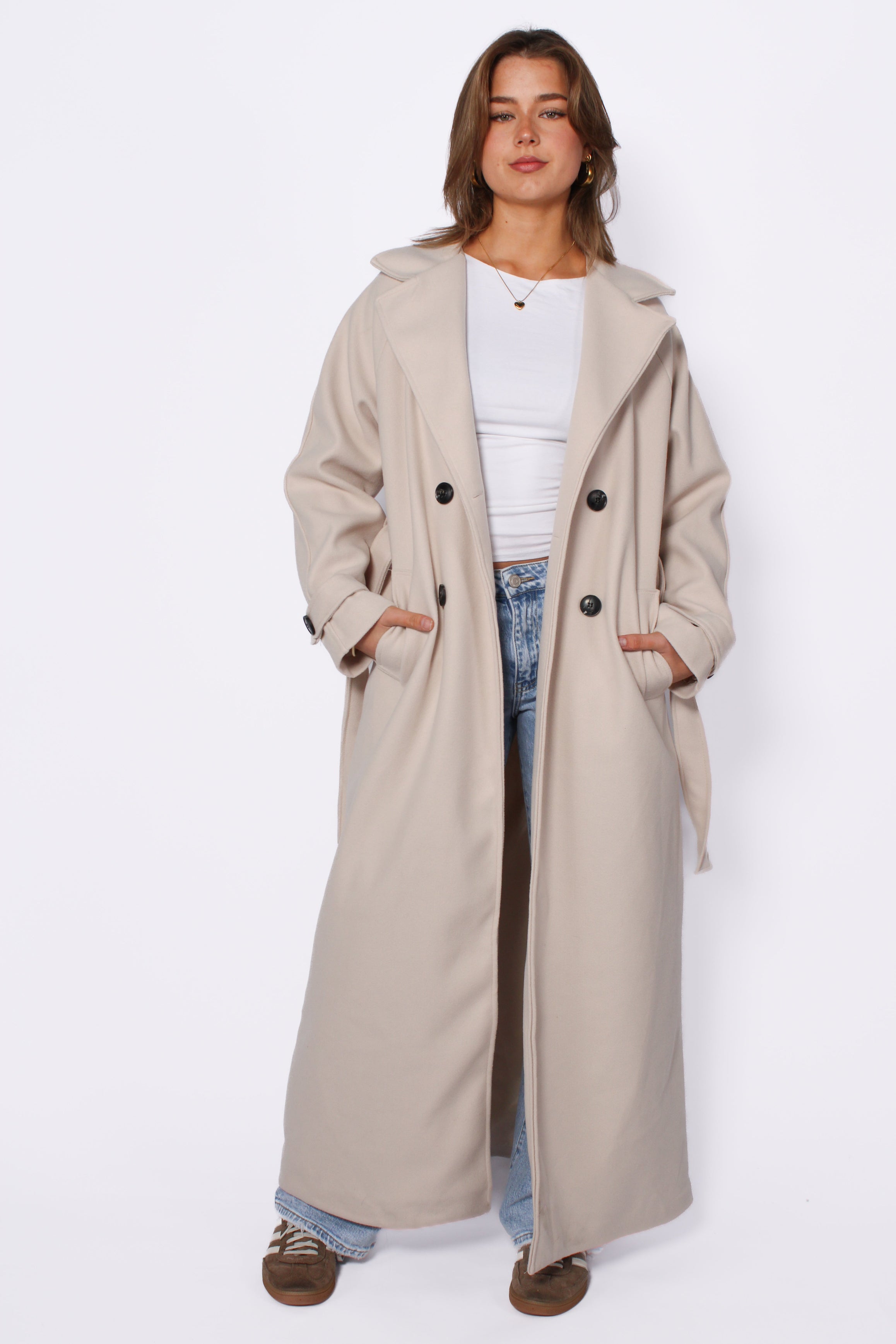''TALL'' AYLIN COAT - BEIGE