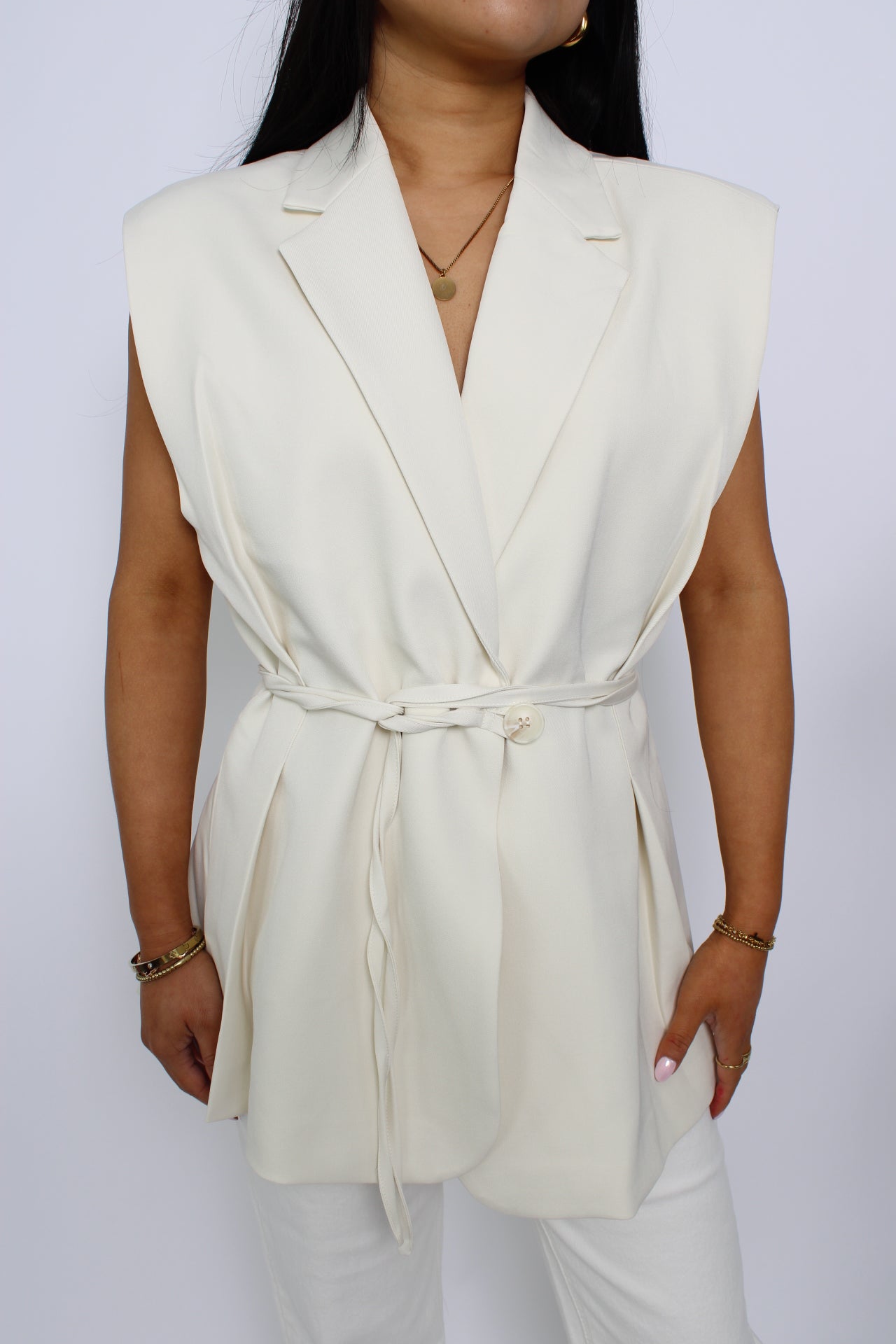 GILET 24749 - ECRU