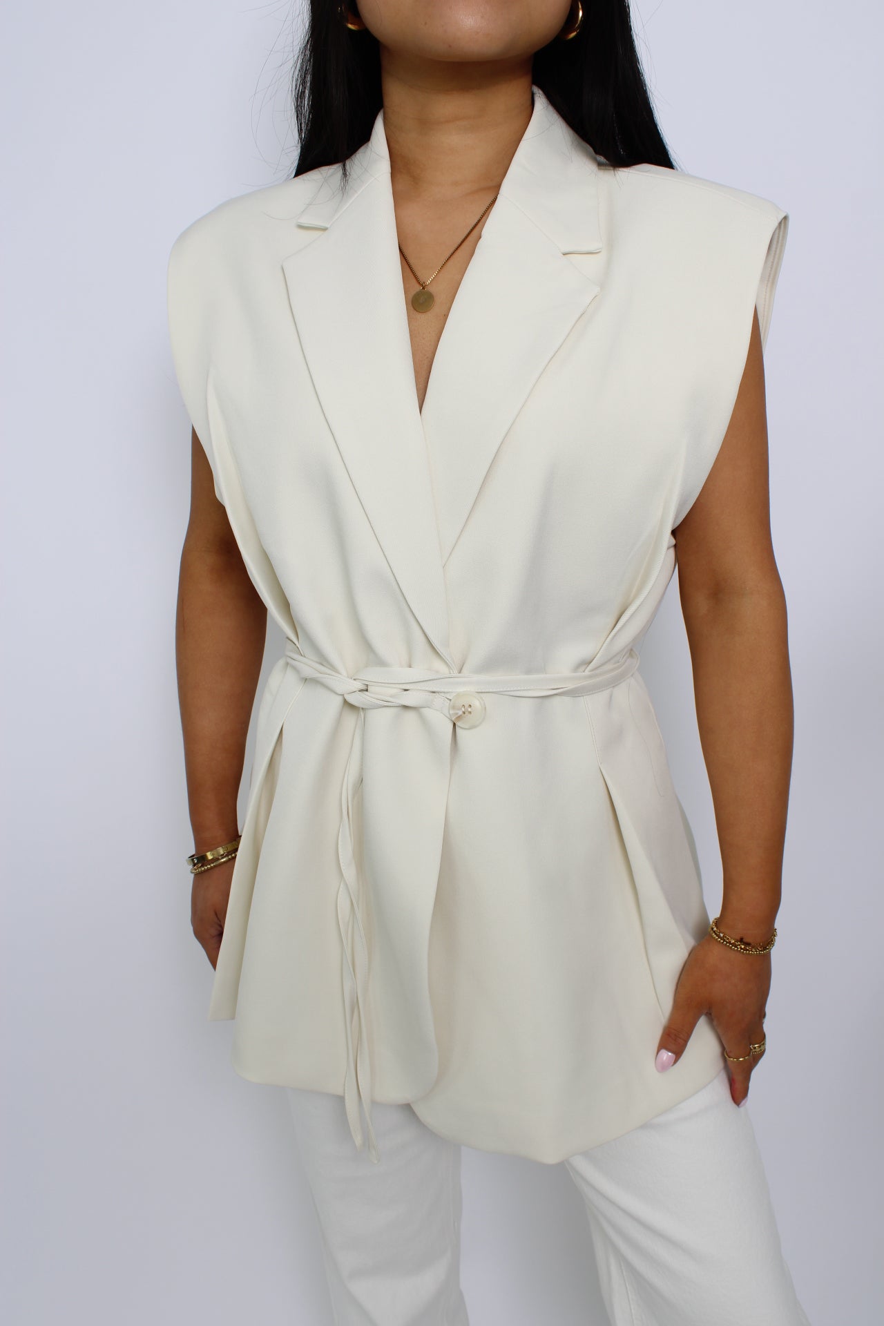 GILET 24749 - ECRU