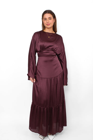 HIND DRESS - DARK PLUM
