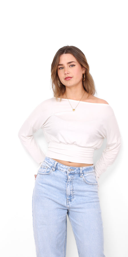 AVA TOP - WHITE