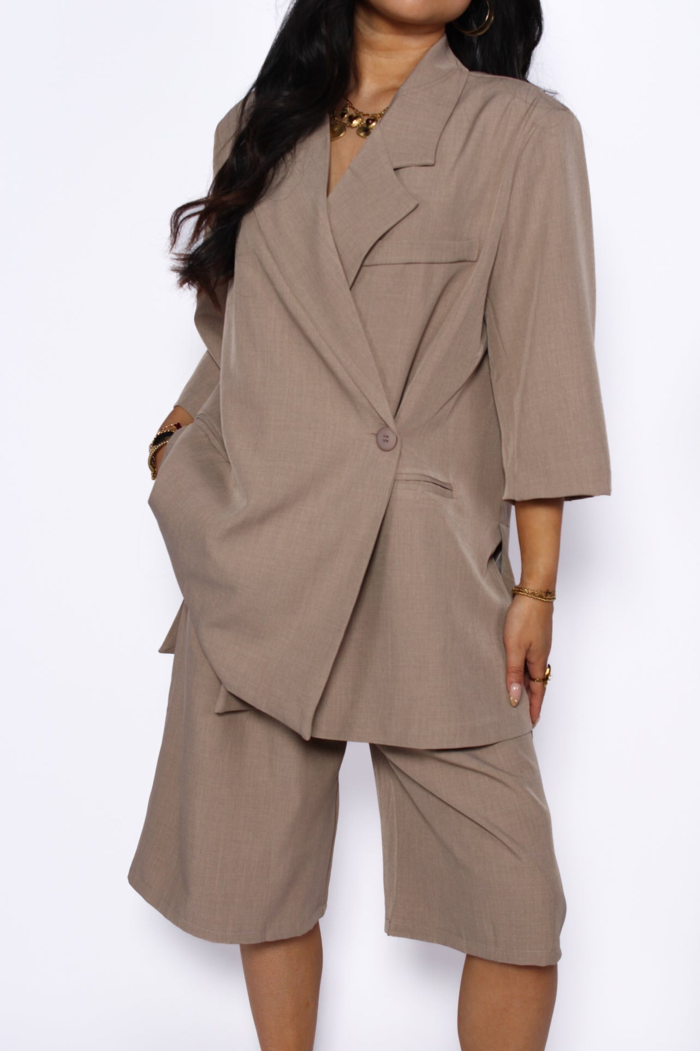 THE LOOSE FIT SET - TAUPE