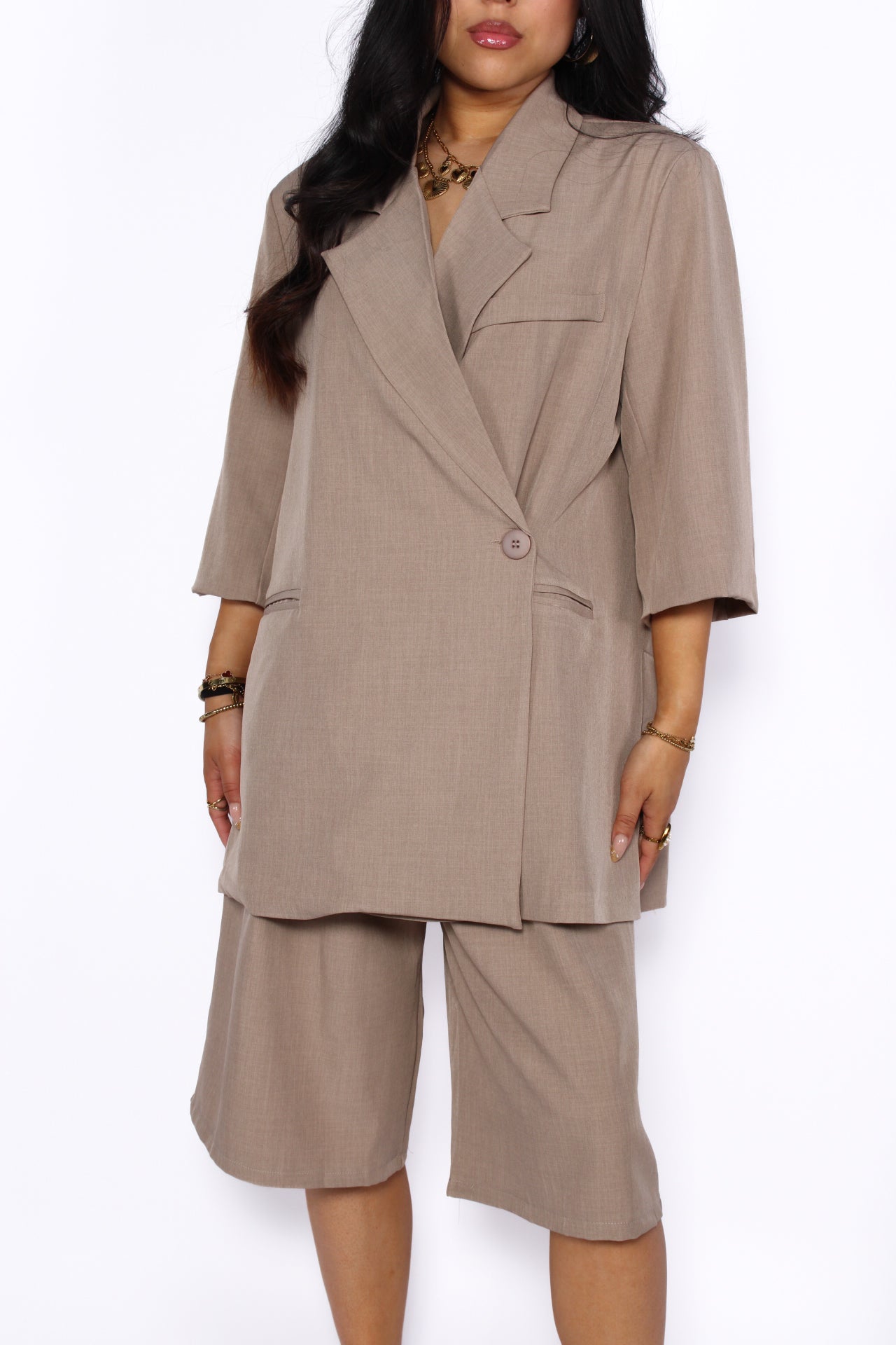 THE LOOSE FIT SET - TAUPE