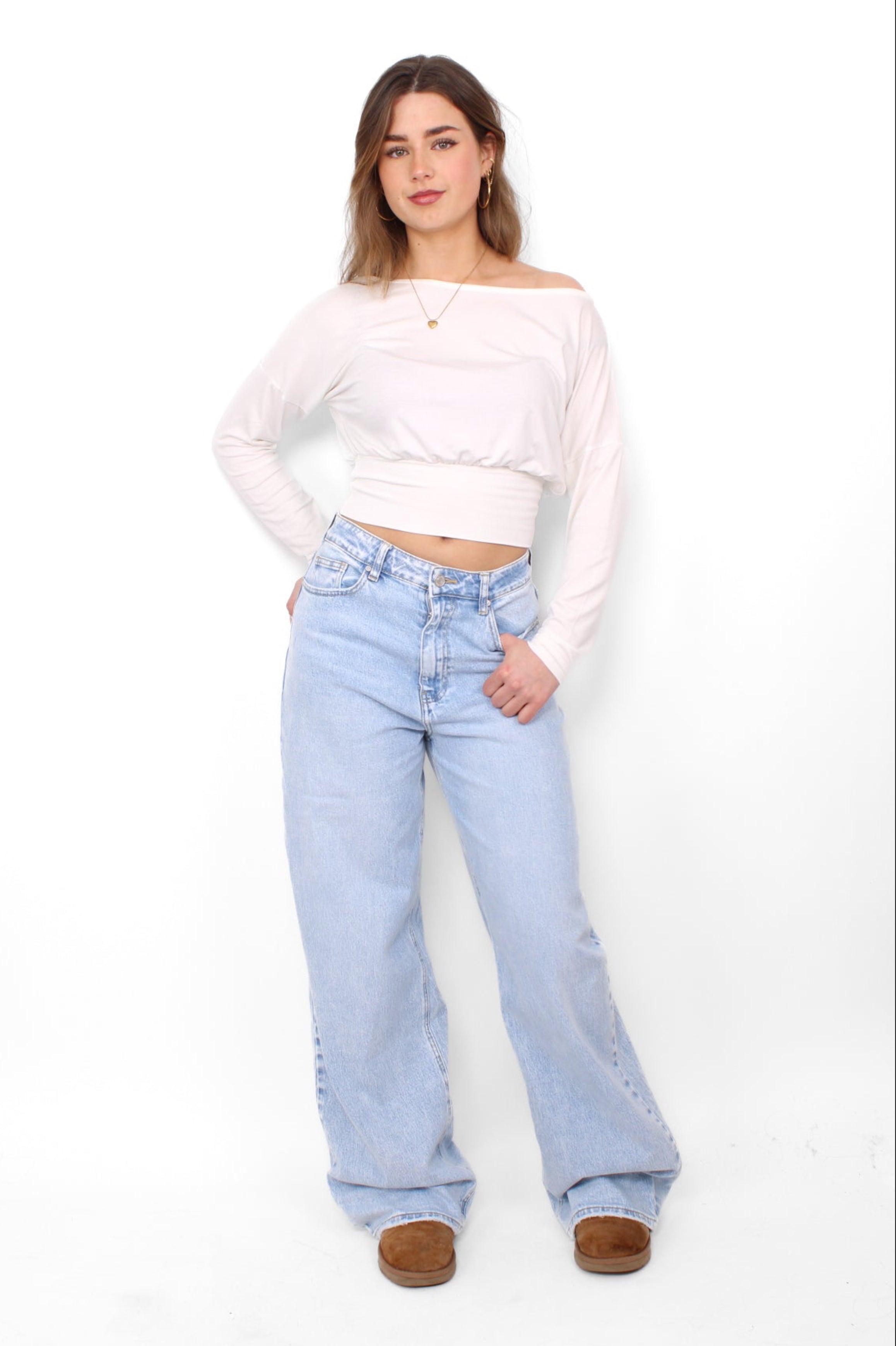 ''TALL'' BAGGY JEANS 3855-2 - LIGHT DENIM