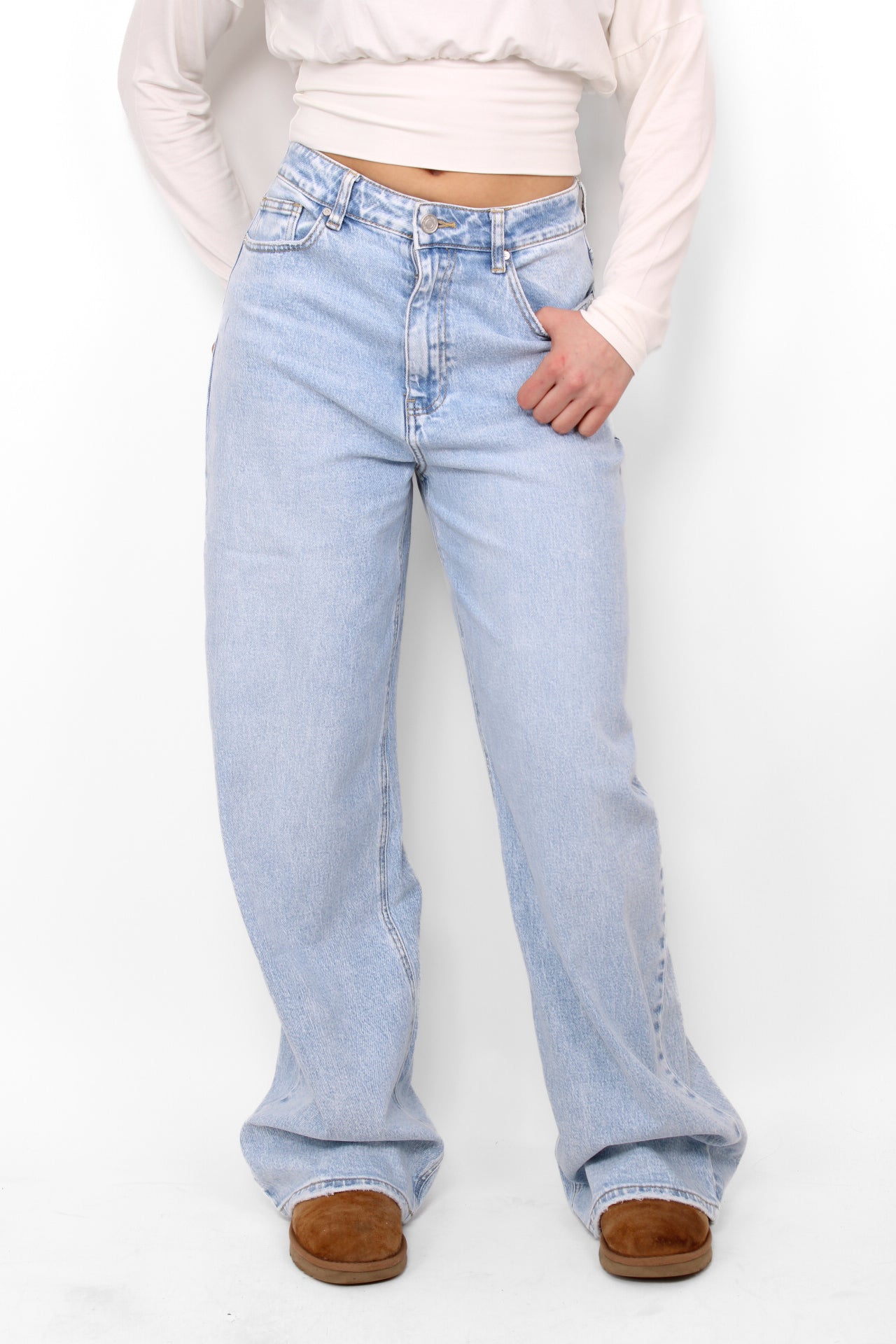 ''TALL'' BAGGY JEANS 3855-2 - LIGHT DENIM
