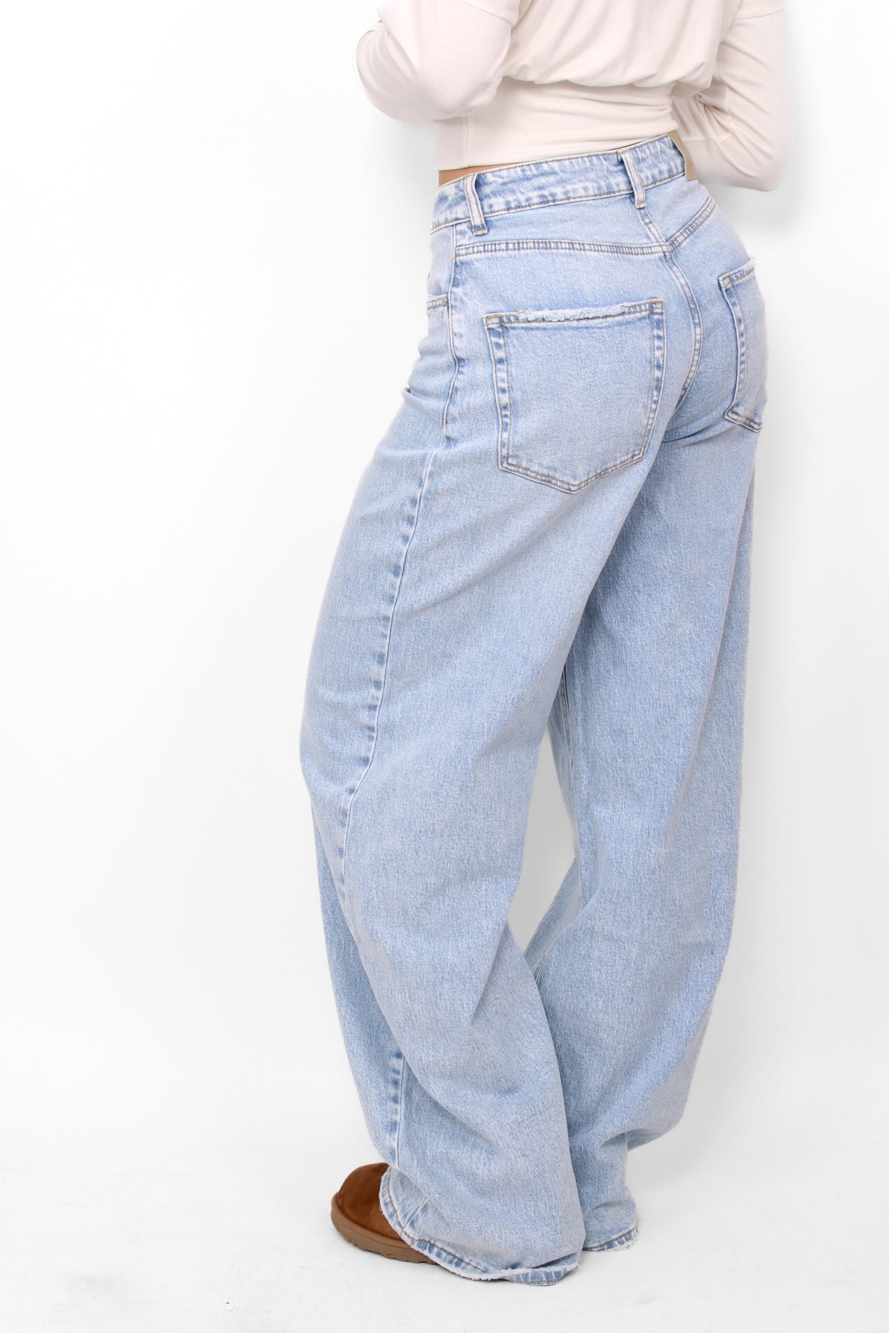 ''TALL'' BAGGY JEANS 3855-2 - LIGHT DENIM