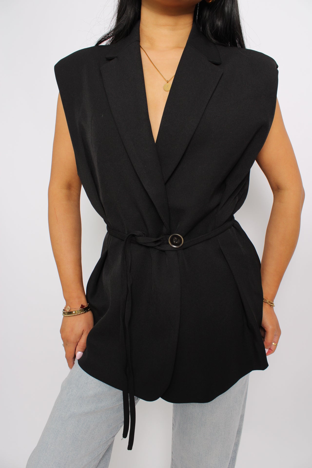 GILET 24749 - BLACK