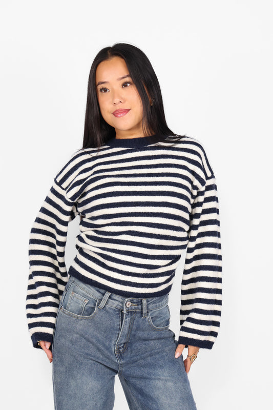 ALL ABOUT STRIPES SWEATER