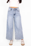 ''PETITE'' WIDE LEG JEANS 9246
