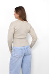 MACY TOP - LIGHT TAUPE