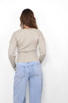 MACY TOP - LIGHT TAUPE