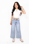 ''PETITE'' WIDE LEG JEANS 9246