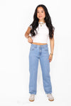 ''PETITE'' STRAIGHT LEG JEANS 7328-2