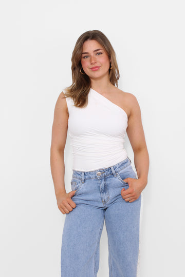 ONE SHOULDER TOP 2086A