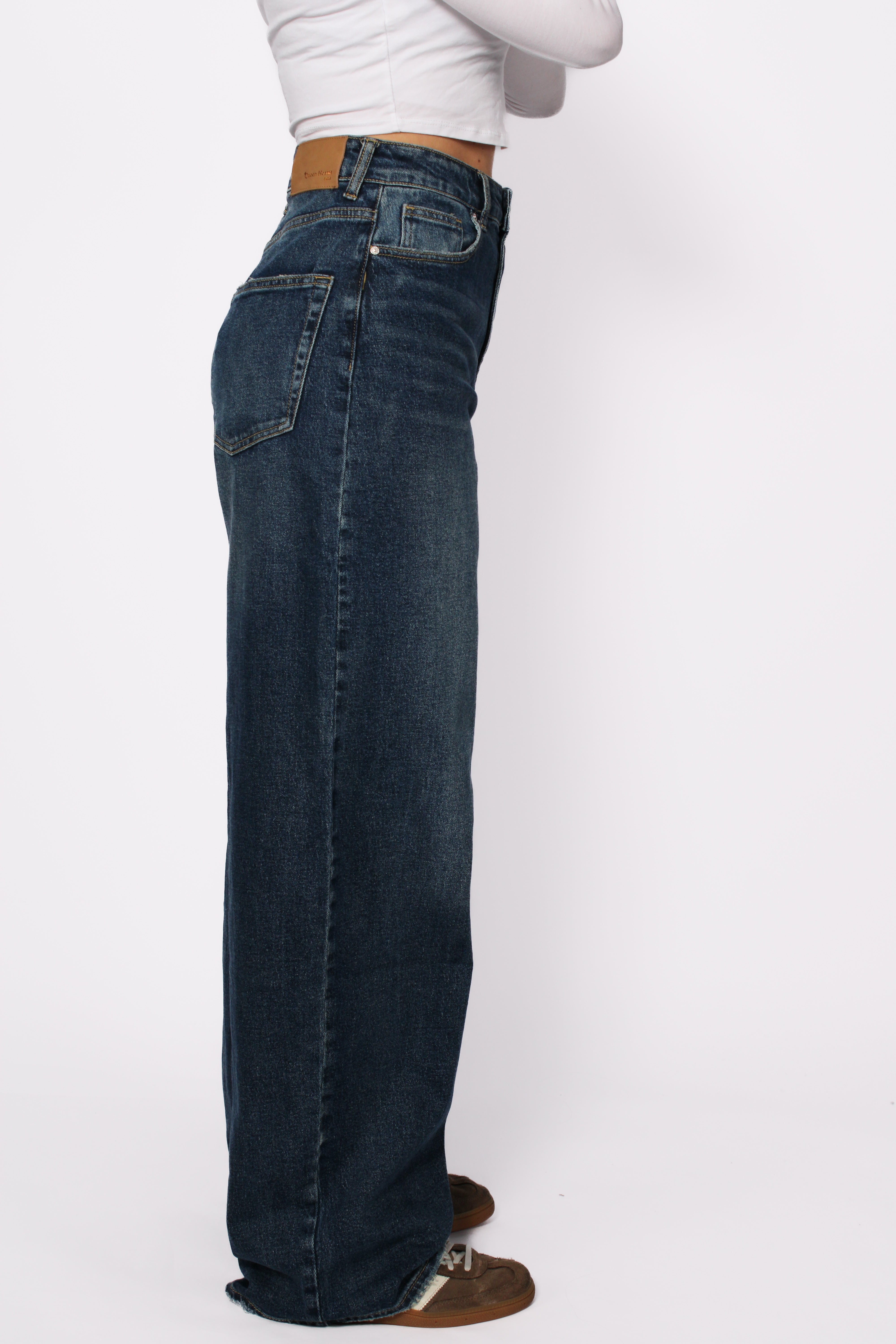 ''TALL'' BAGGY JEANS 3855 - MID DENIM