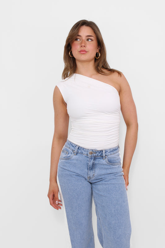 ONE SHOULDER TOP 2086A