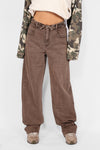 FOLD OVER BALLOON JEANS  3530