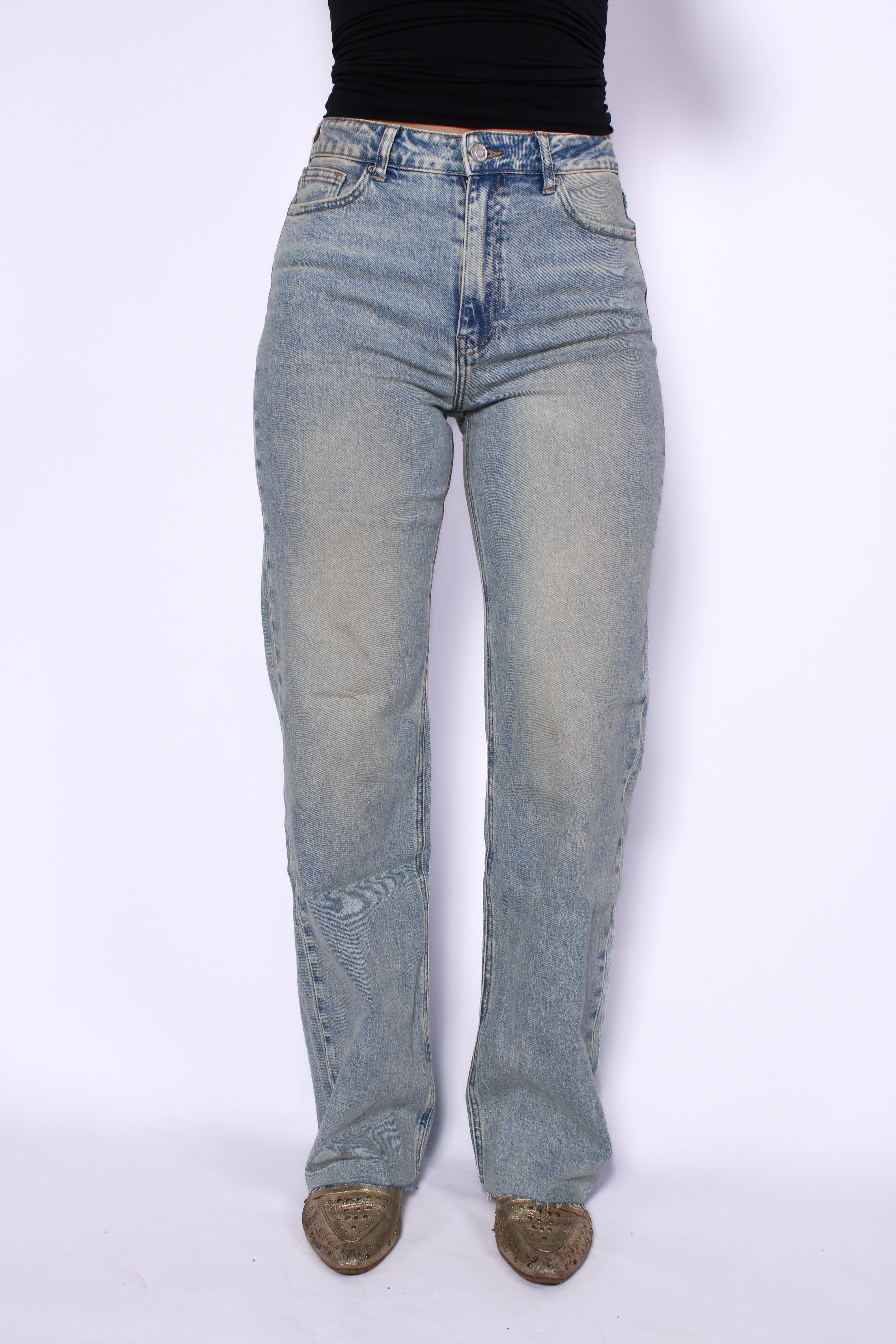 ''TALL'' WIDE LEG JEANS 3636 - VINTAGE WASH