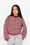 ALL ABOUT STRIPES SWEATER