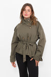 HIGH NECK TRENCHCOAT
