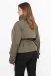 HIGH NECK TRENCHCOAT