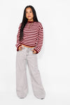 MID WAIST WIDE LEG JEANS 3009