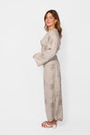 FLORAL EMBRODOIDERED DRESS