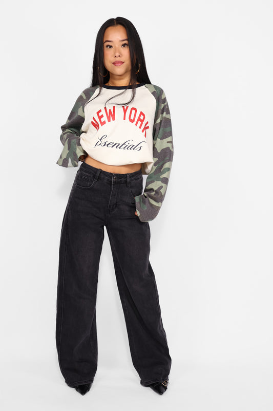 ''PLUSSIZE'' BALLOON JEANS 9007