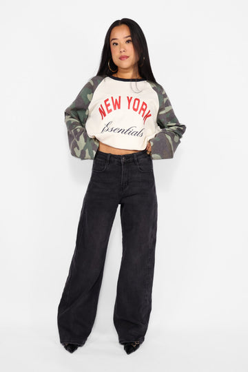 ''PLUSSIZE'' BALLOON JEANS 9007