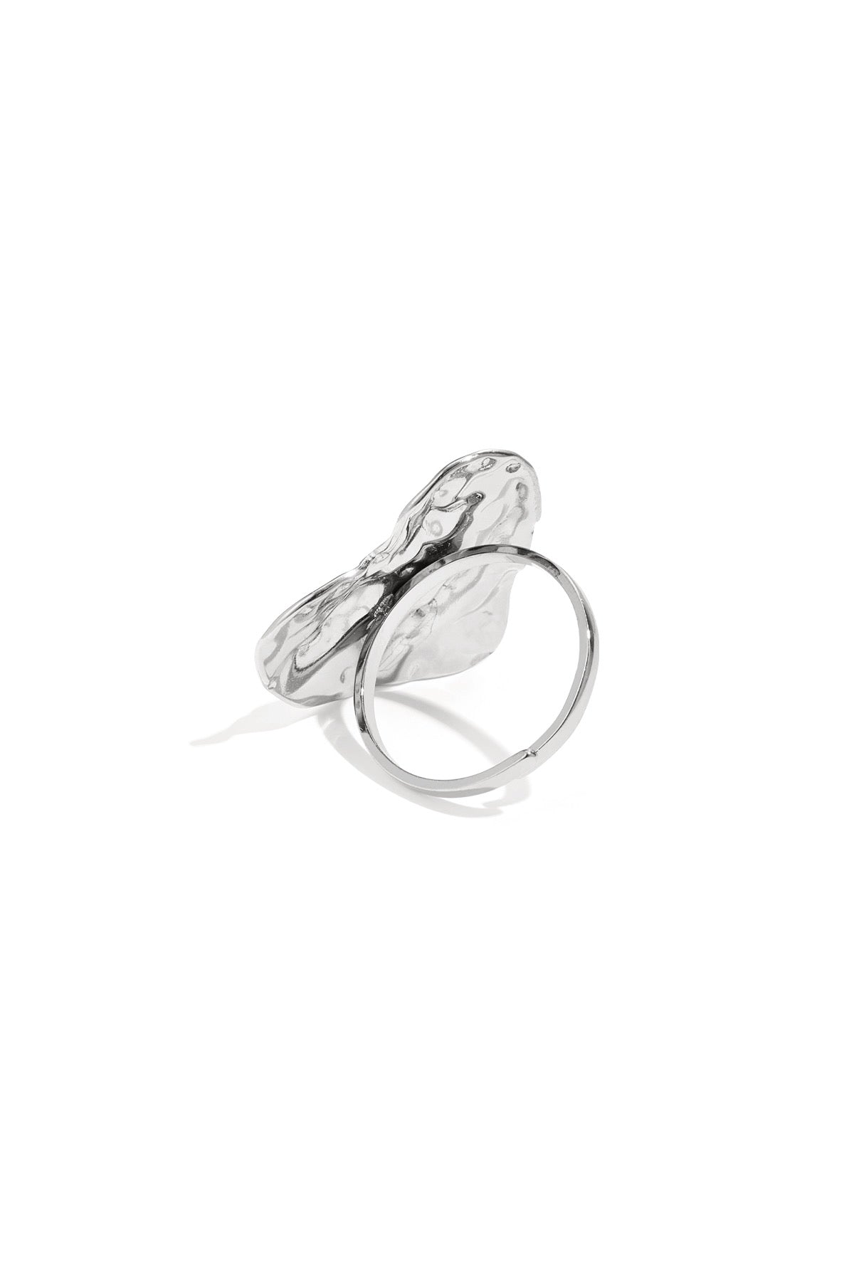 BIG HEART RING - SILVER