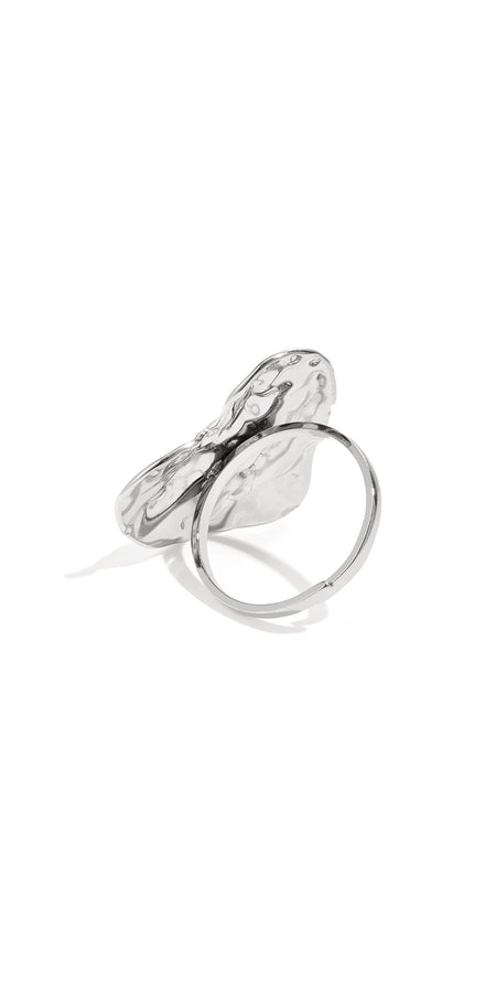 BIG HEART RING - SILVER