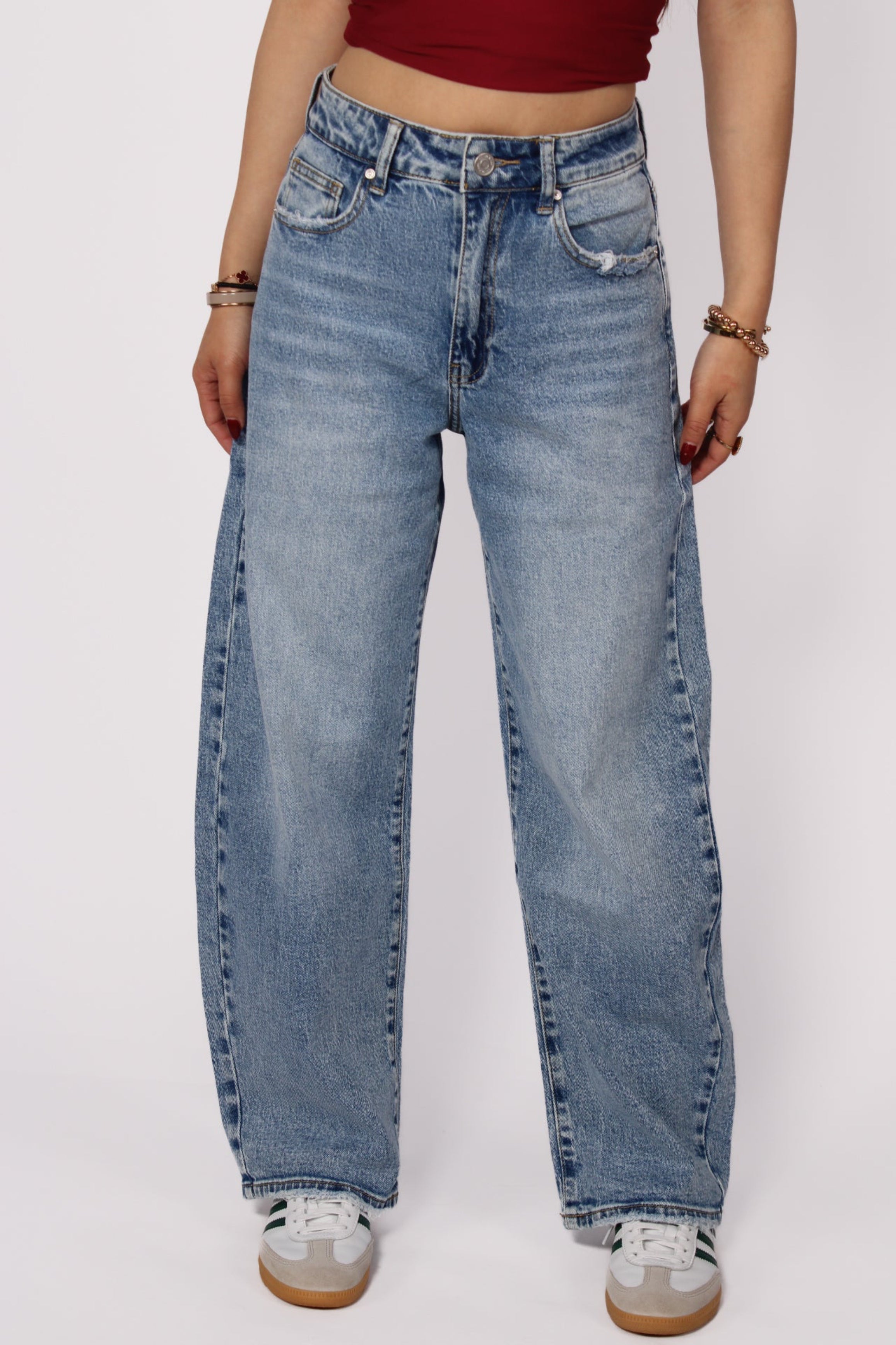 ''PETITE'' BALLOON JEANS 3809 - DENIM