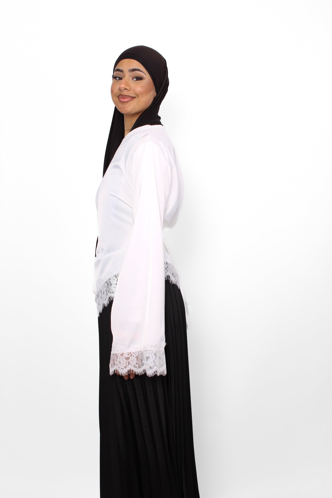 AYA LACE TOP - WHITE