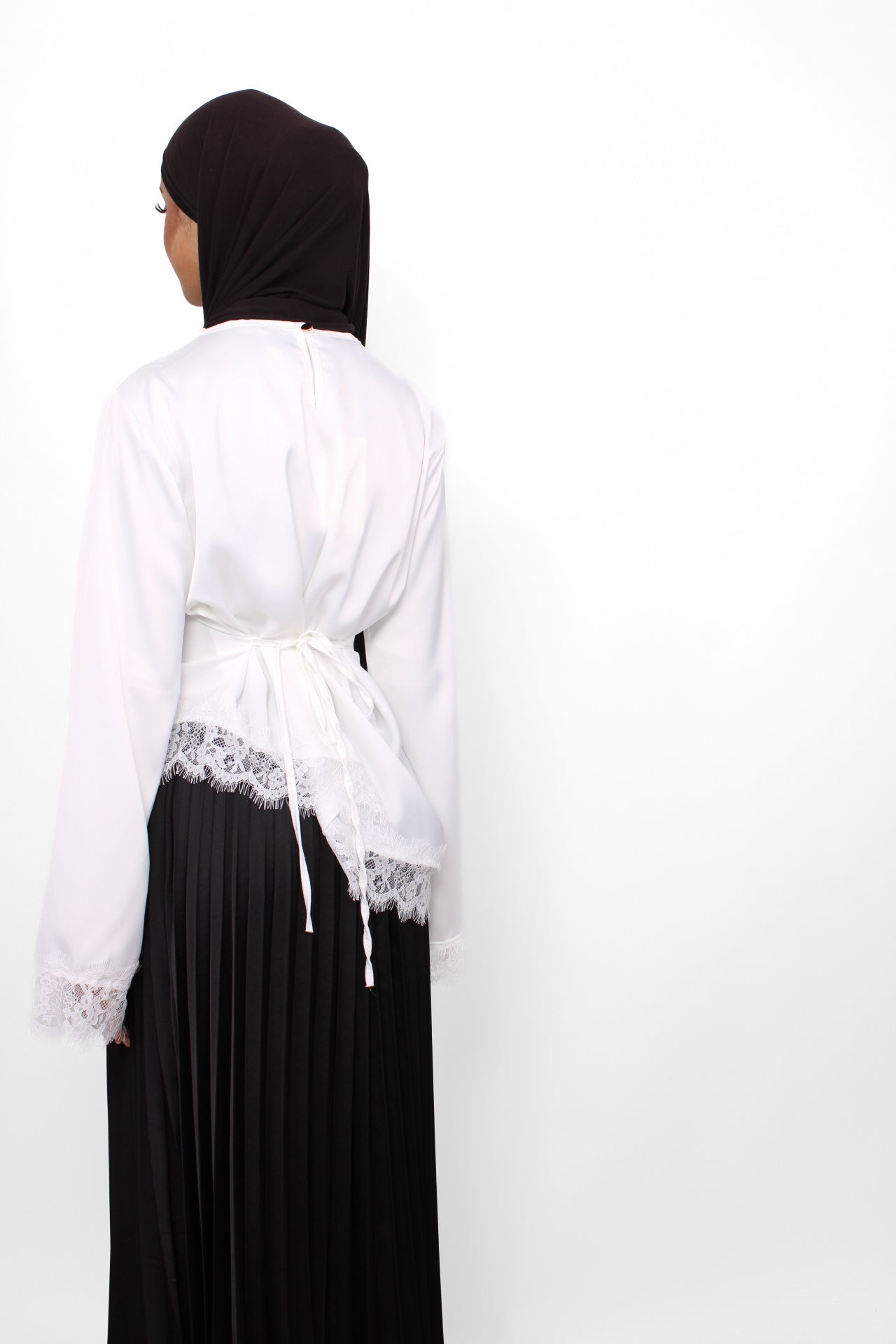 AYA LACE TOP - WHITE