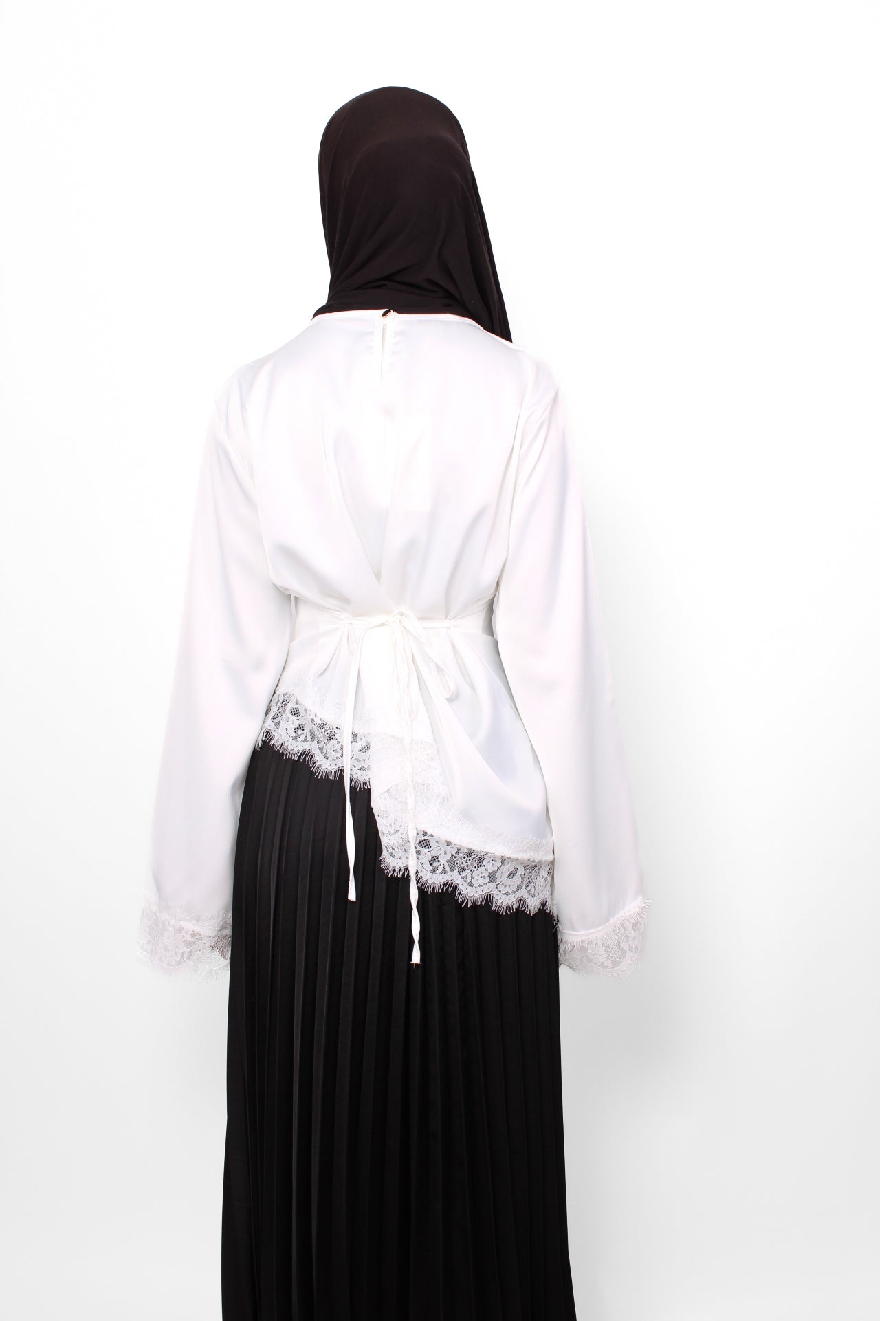 AYA LACE TOP - WHITE