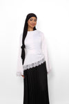 AYA LACE TOP - WHITE