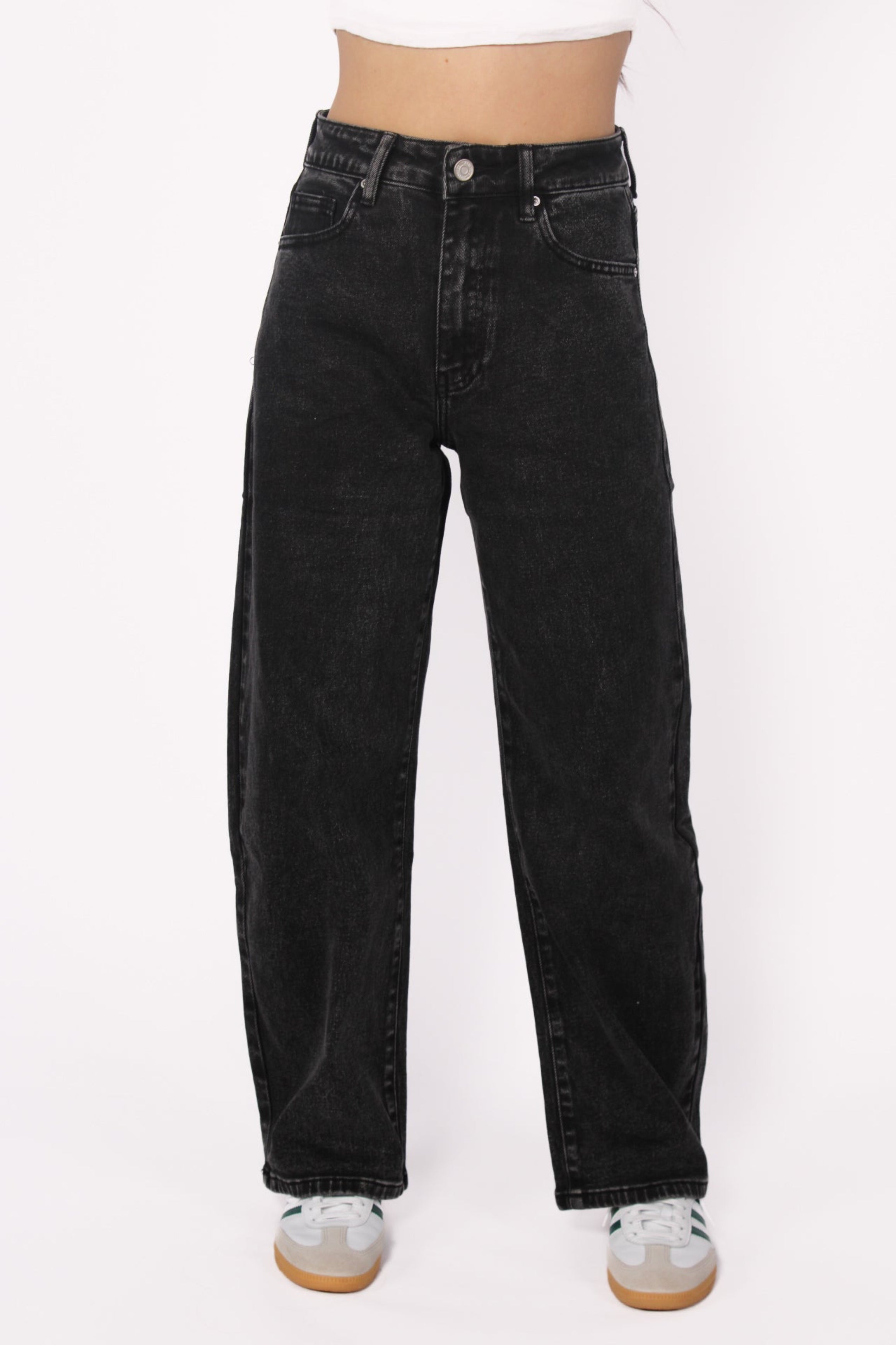 ''PETITE'' BALLOON JEANS - ANTHRACITE