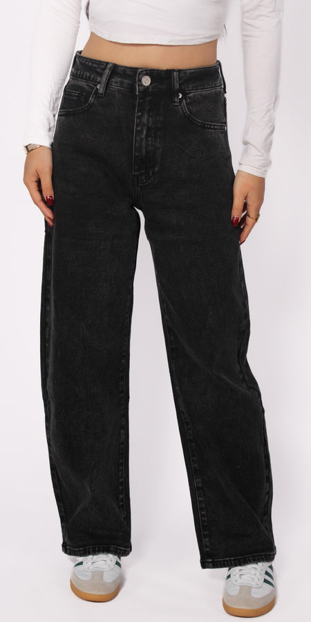 ''PETITE'' BALLOON JEANS - ANTHRACITE