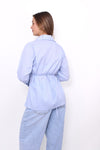 RUBY STRIPES BLOUSE - SKY BLUE