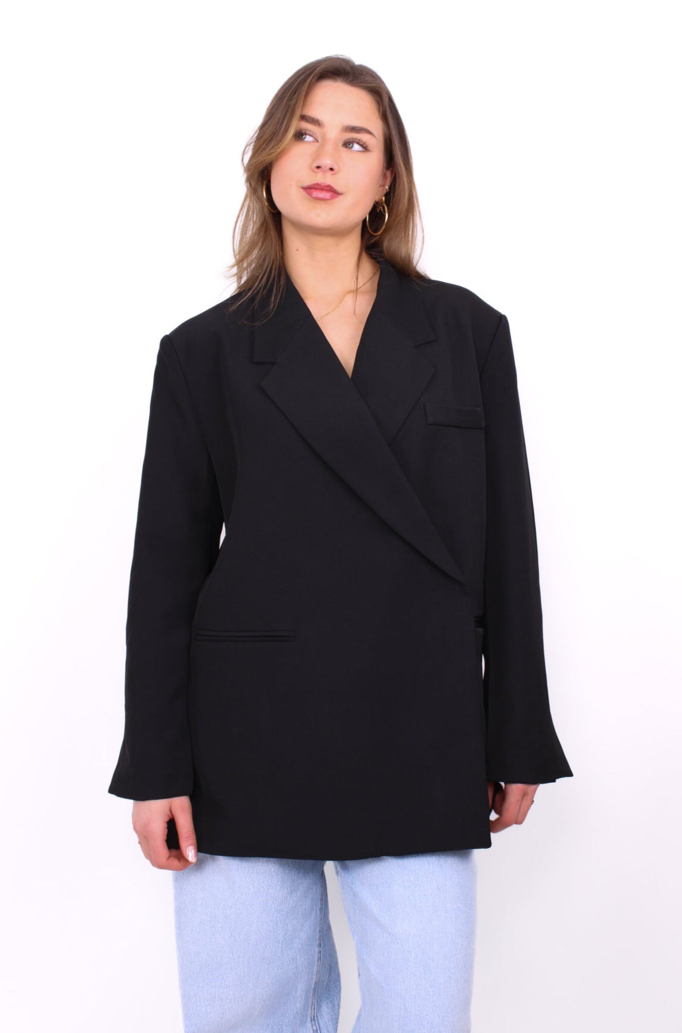OVERSIZED CHIC BLAZER - BLACK