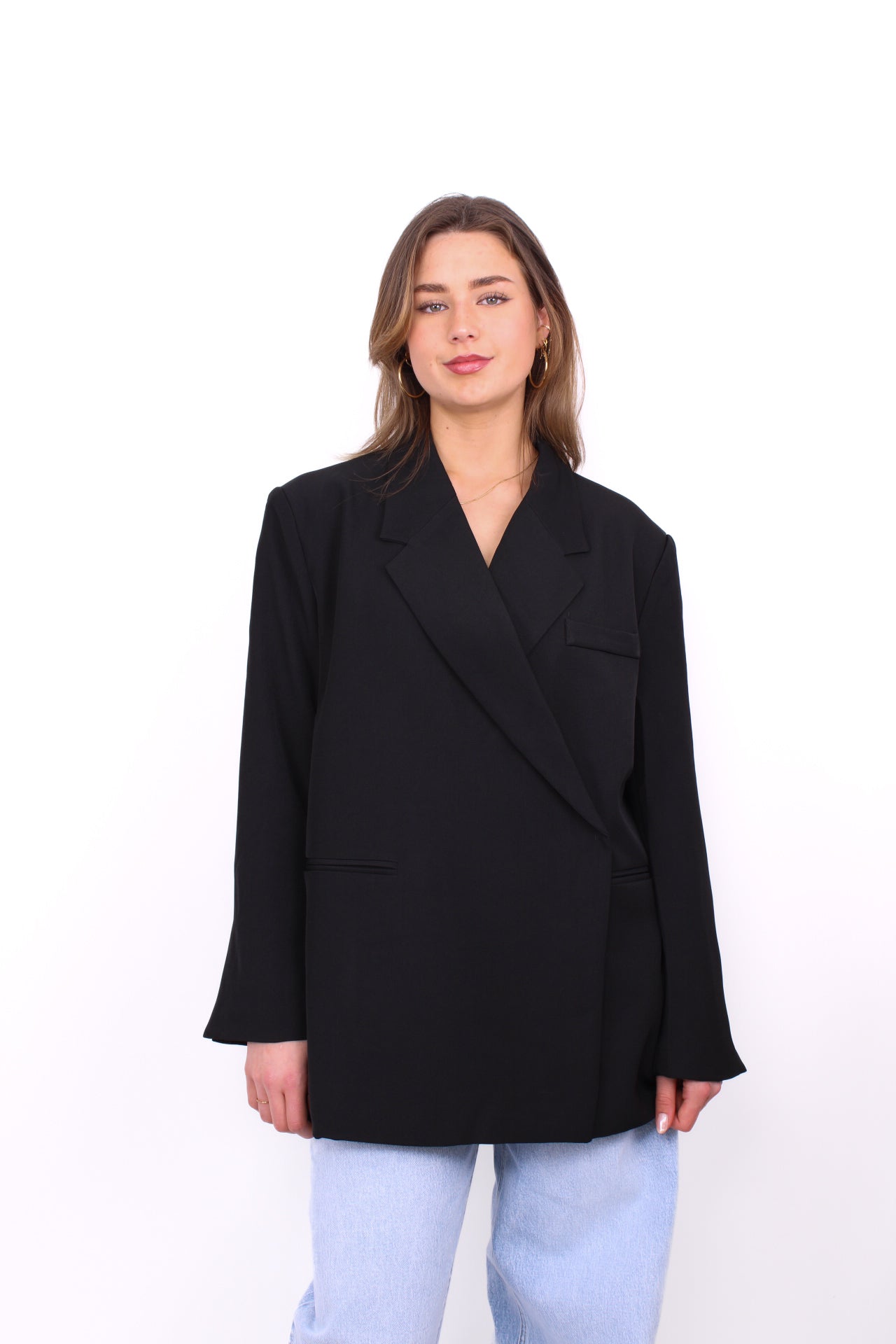 OVERSIZED CHIC BLAZER - BLACK