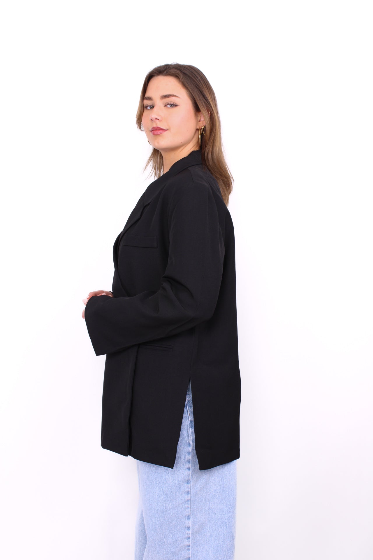 OVERSIZED CHIC BLAZER - BLACK