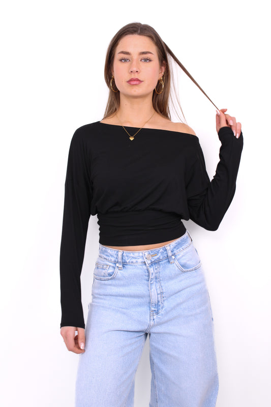 AVA TOP - BLACK