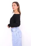 AVA TOP - BLACK